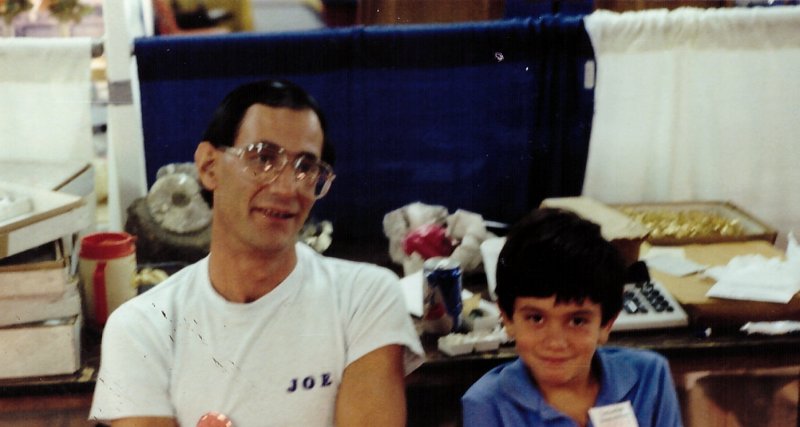 Joe with son Allen - Ventura Cauf, June 1990