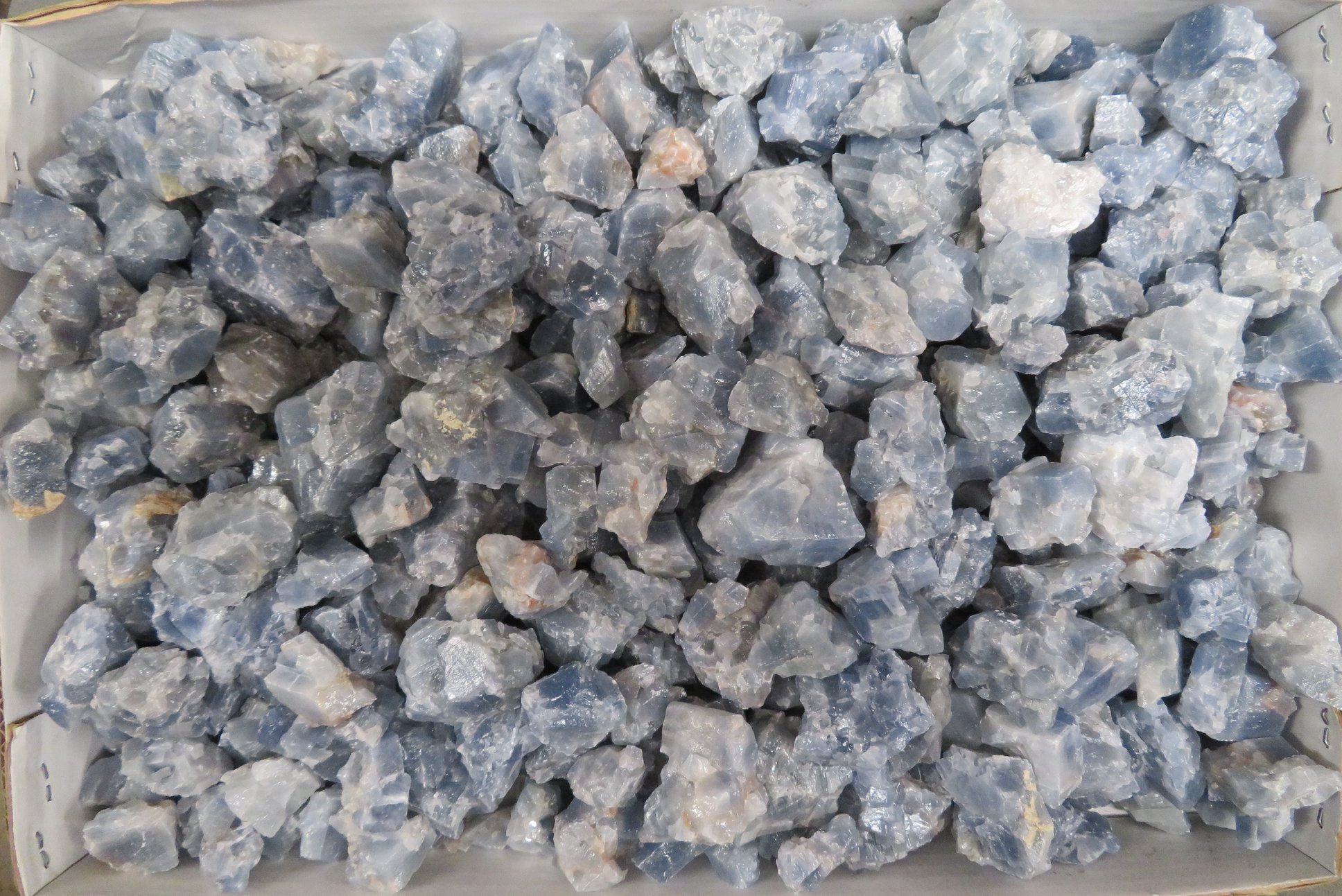 Blue Calcite Specimens