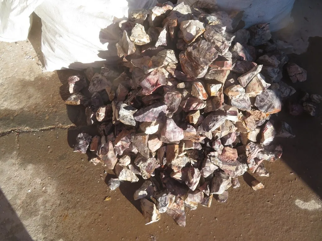 Tumbling Porcelain Jasper Rough