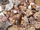Red Bubble Lace Agate Rough